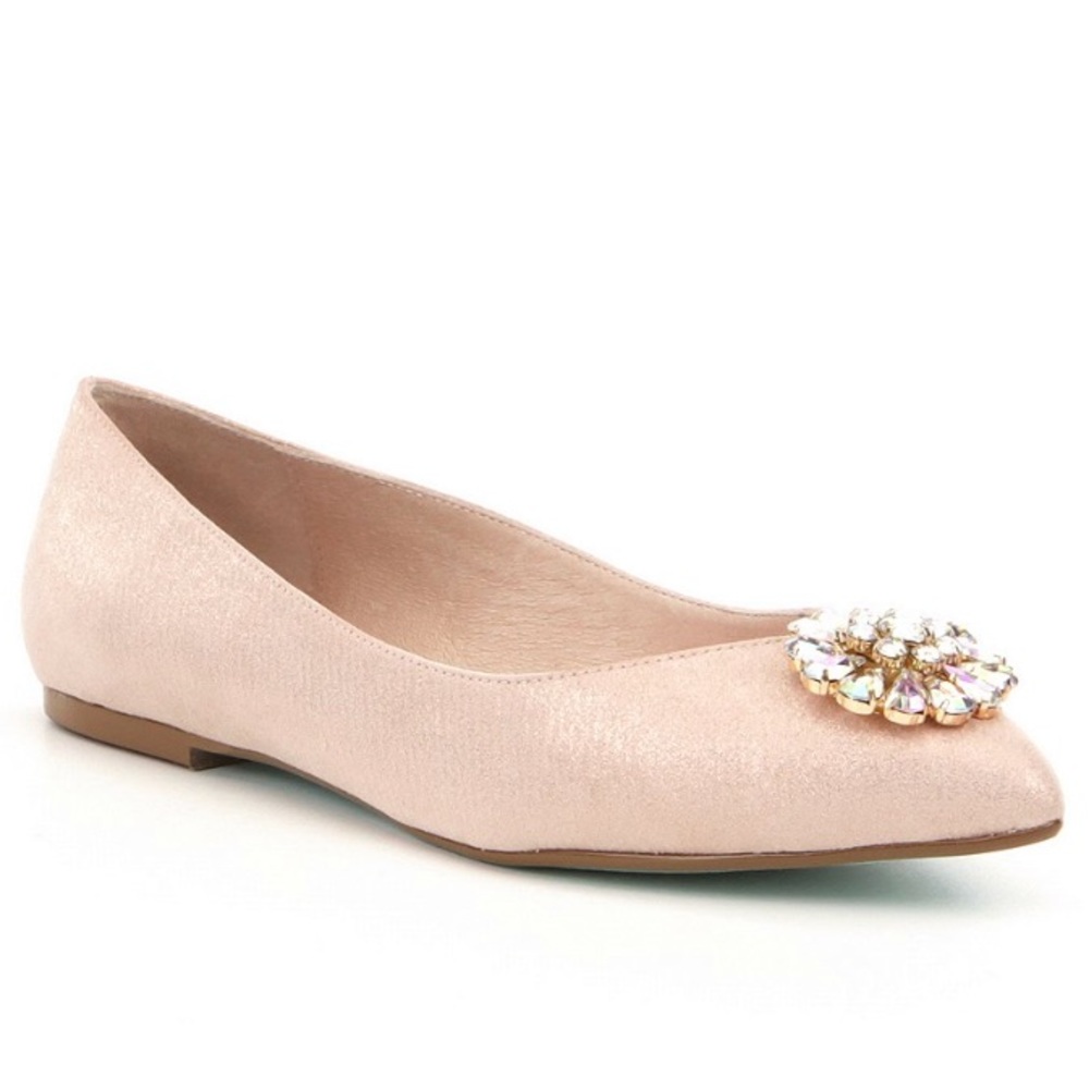 NIB Blue by Betsey Johnson Flats